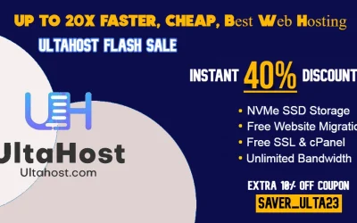 UltaHost Amazing New Year Dеals 2026 – Massive 40% OFF Web Hosting