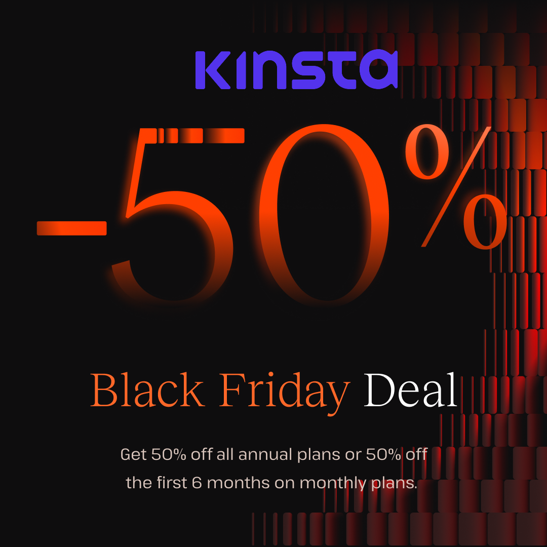 Kinsta Black Friday Deal